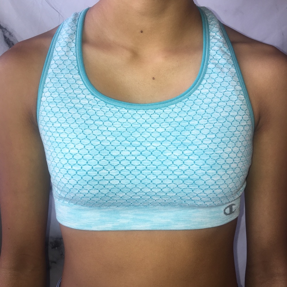 Blue Sports Bra